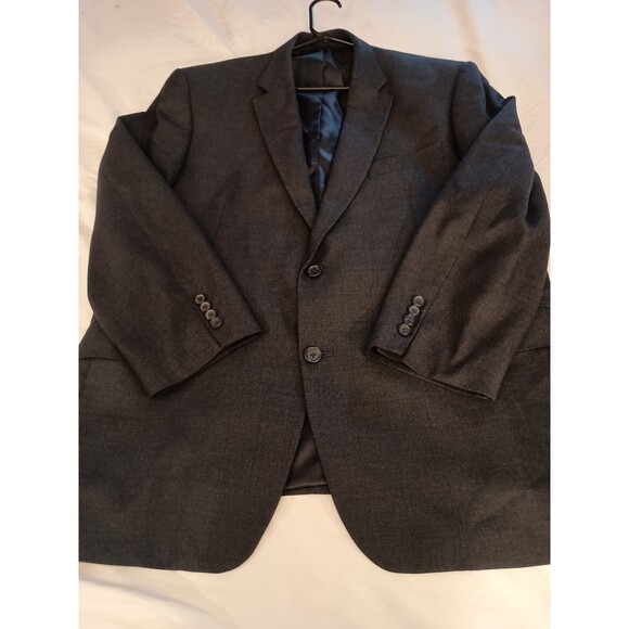 Saddlebred Mens Blazer Jacket Size 48R Dark Gray - Picture 6 of 10